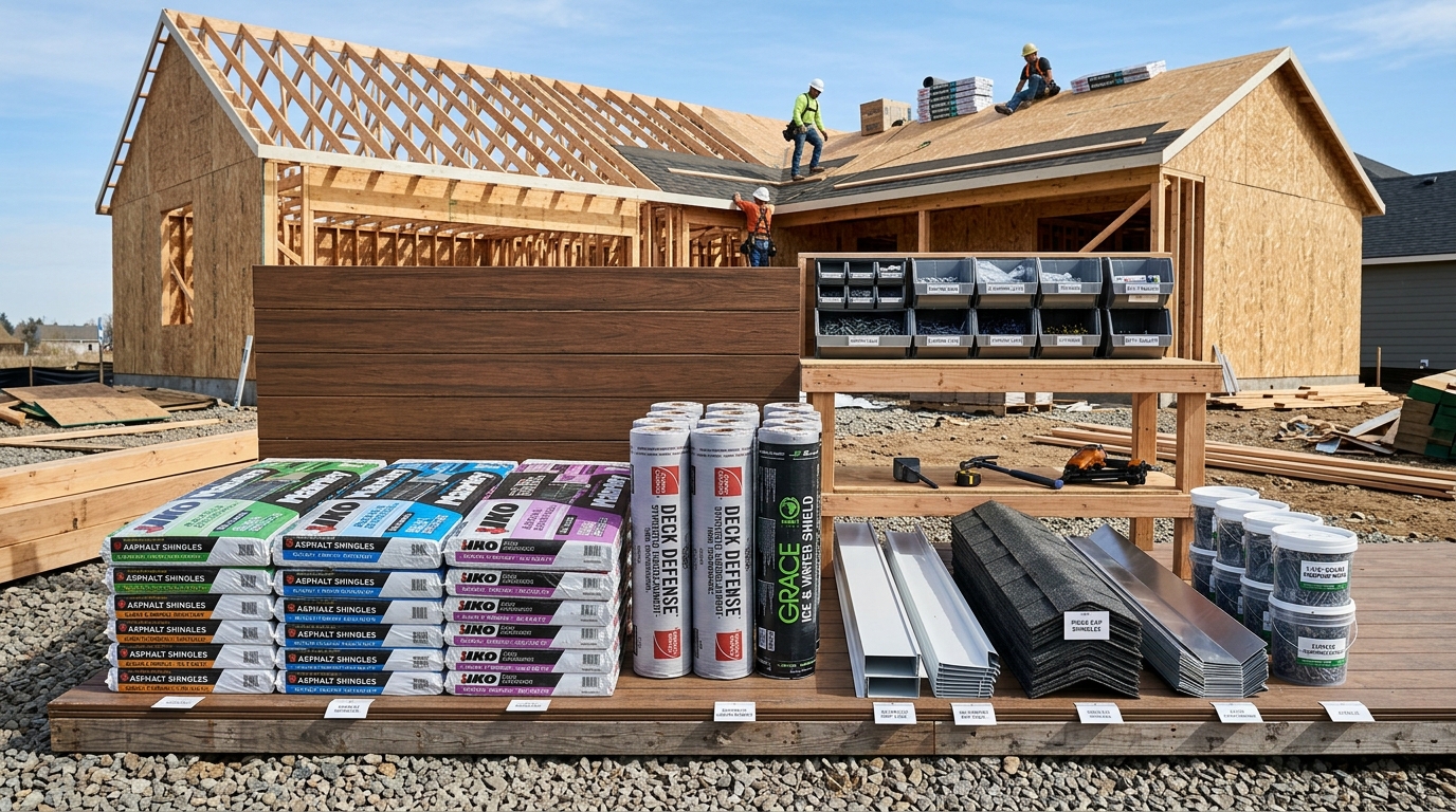 How Much Roofing Calculator — Estimate All Materials & Costs
